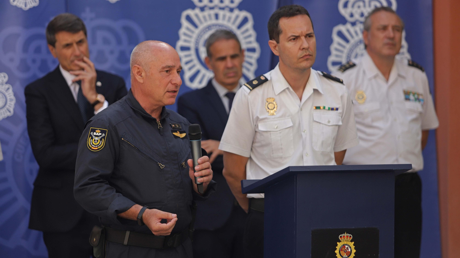 Fotos de los 'narcodrones' incautados por la Policía Nacional en Algeciras Fotos de los 'narcodrones' incautados por la Policía Nacional en Algeciras