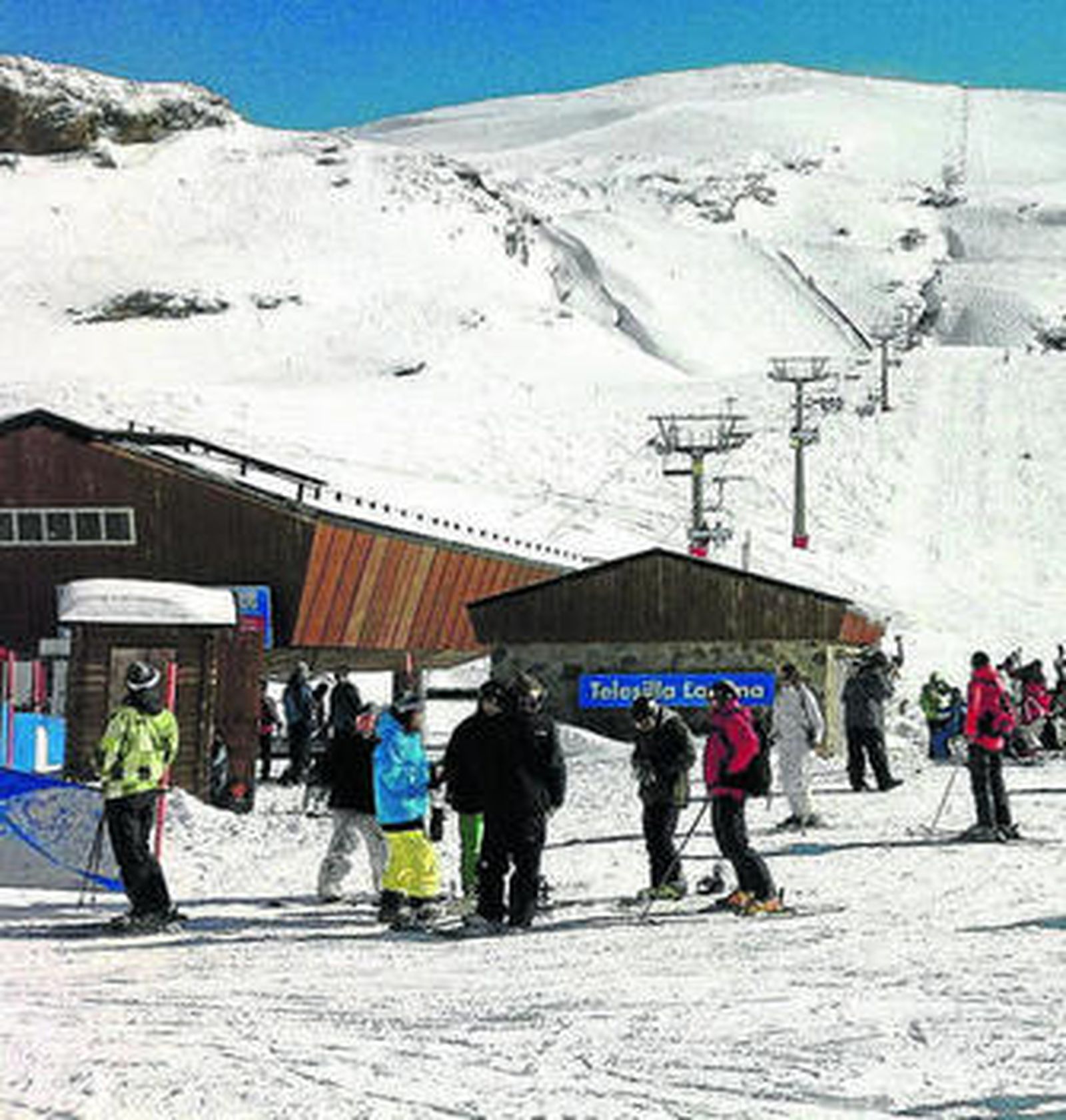 Imagen de la estación invernal de Sierra Nevada.