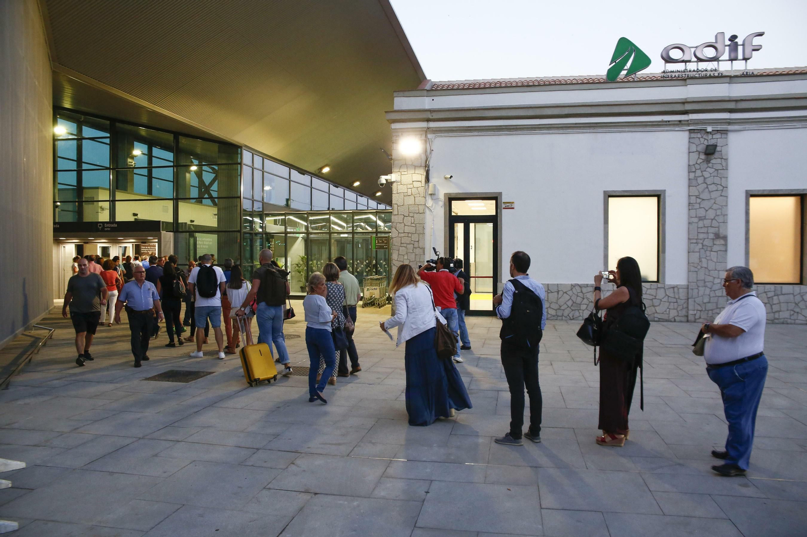 Las imágenes del primer día del AVE