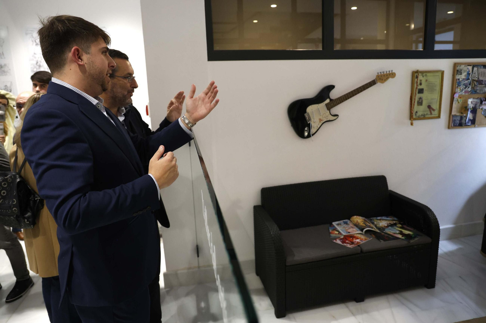 Las fotos de la inauguración de la sala Carlos Pacheco en el Centro de Arte Contemporáneo de San Roque