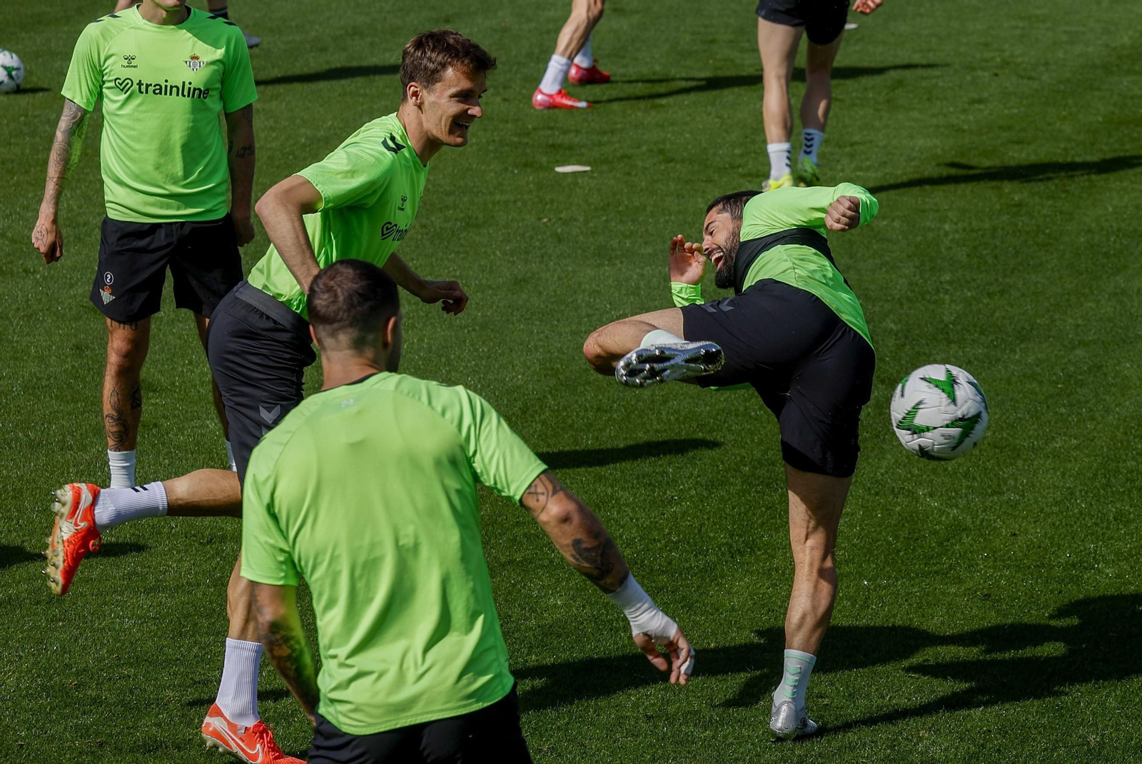 Las fotos de la previa del Betis - Jagiellonia