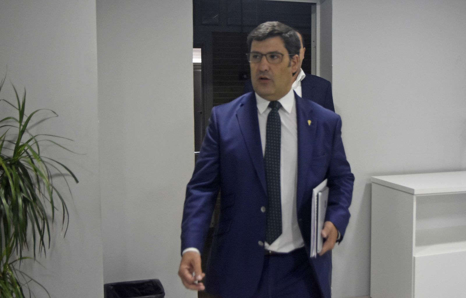 Jesús León, en su última aparición pública en El Arcángel.