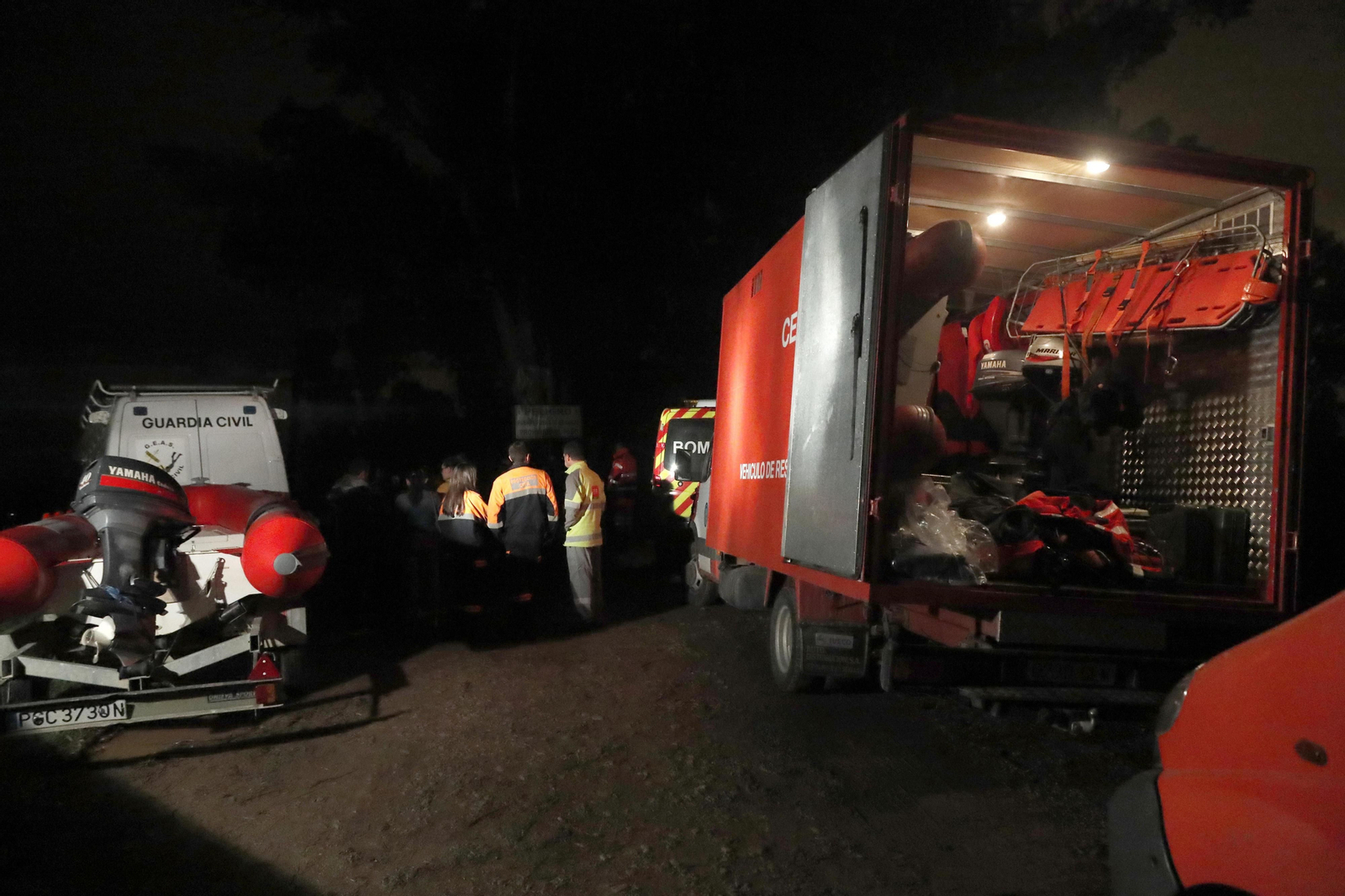 El operativo de búsqueda del guardia civil en Guillena