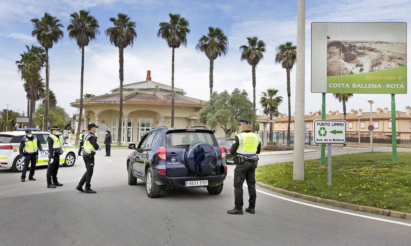 Controles en Costa Ballena.