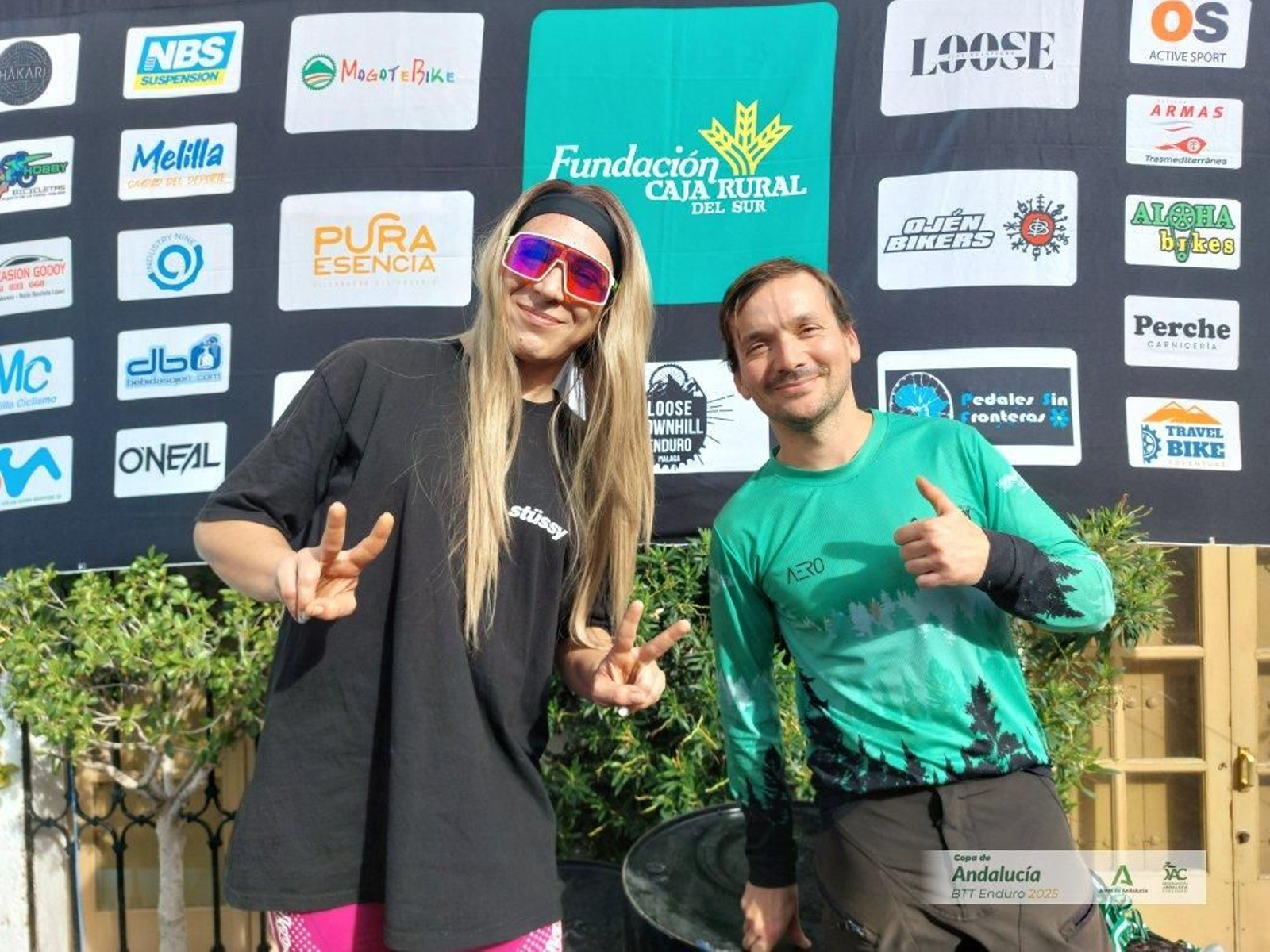 Ganadores de la prueba.