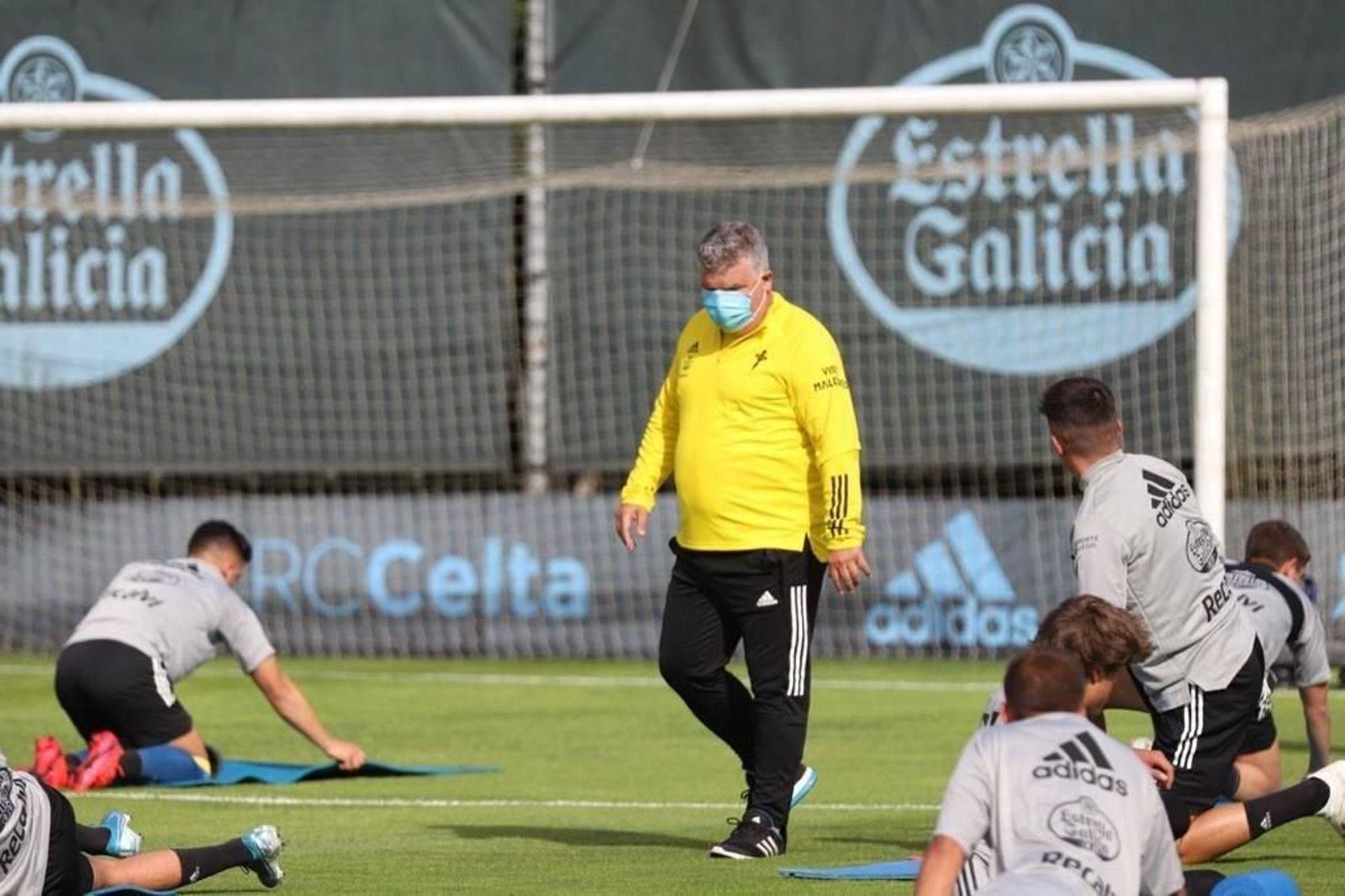 Onésimo en una sesión.