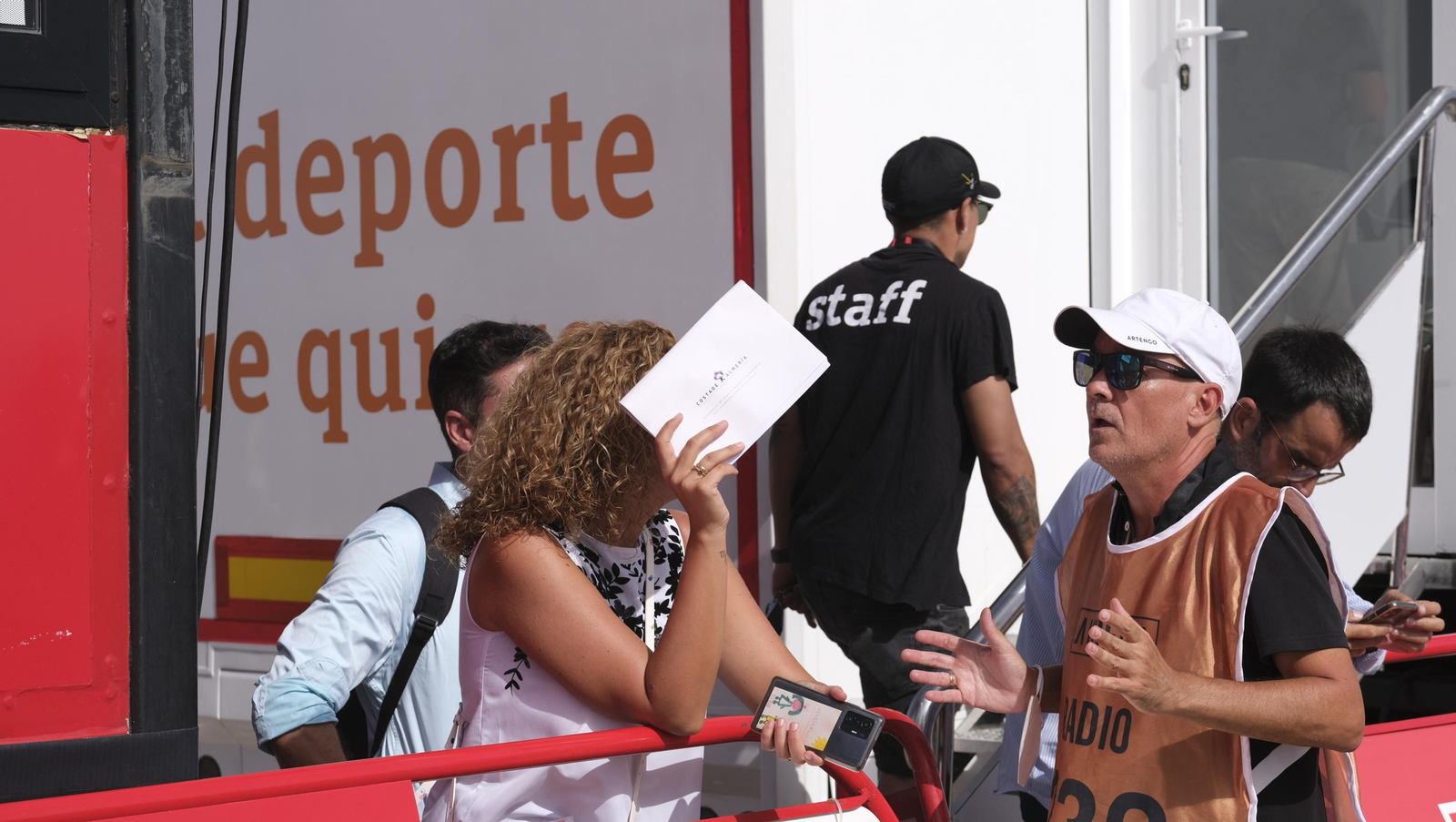 Imágenes de la etapa de la Vuelta a España con llegada en Cabo de Gata, Almería