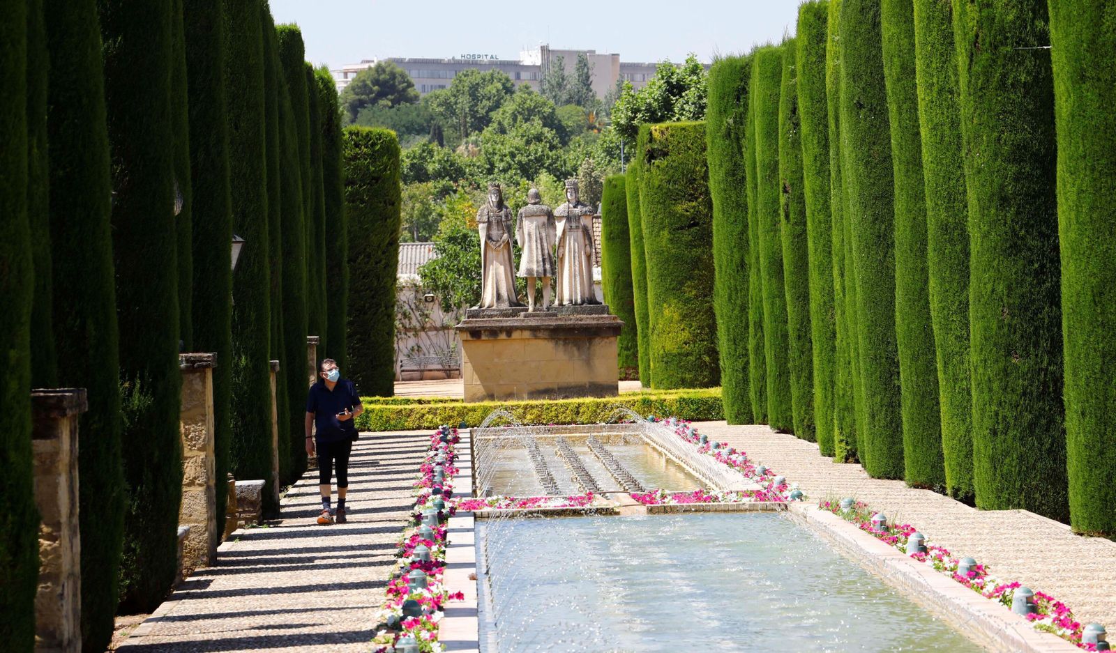Jardines del Alcázar de Córdoba.