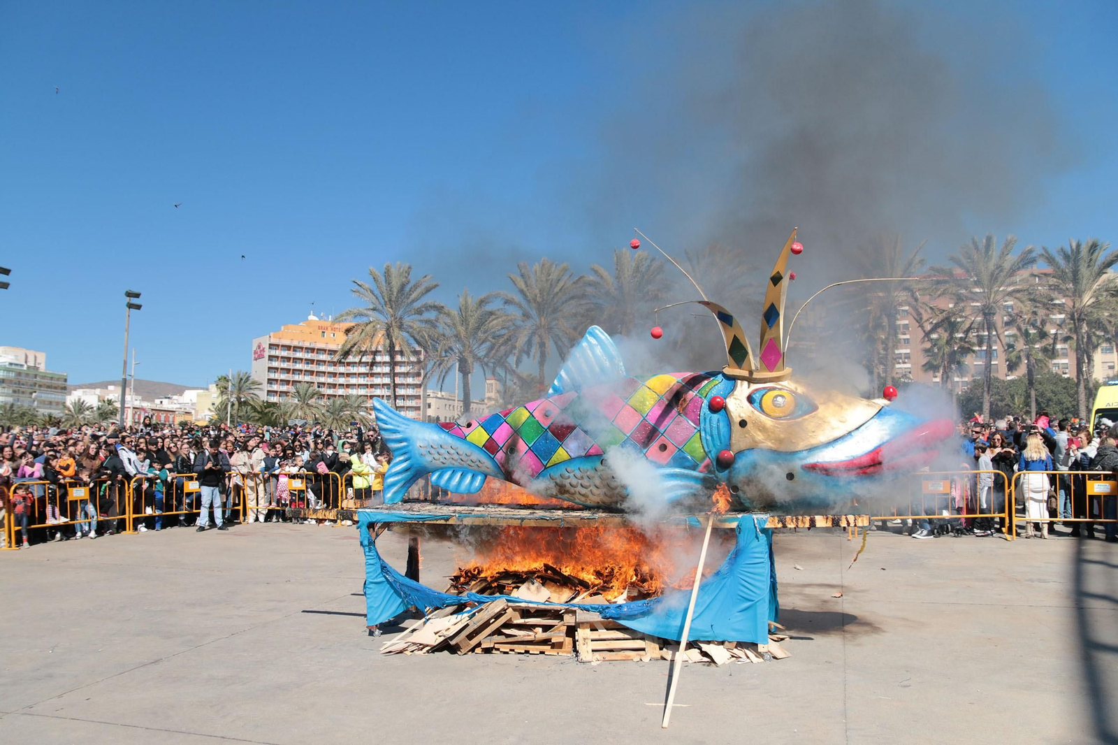 Las imágenes del Entierro de la Sardina de Almería