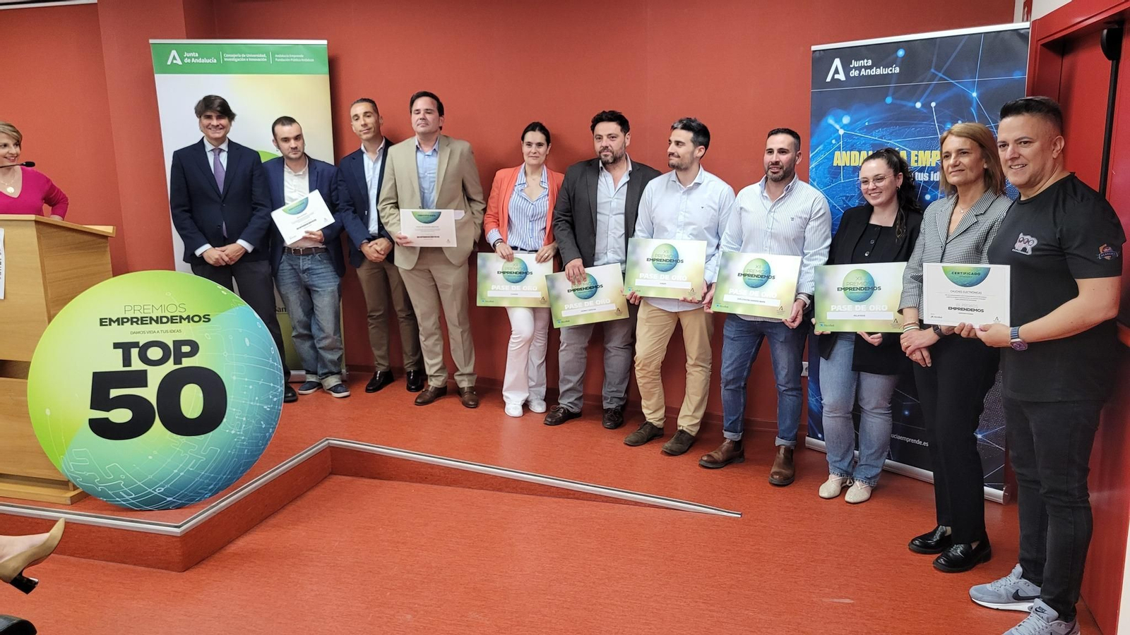 Jiennenses participantes en el top 50 de proyectos emprendedores.