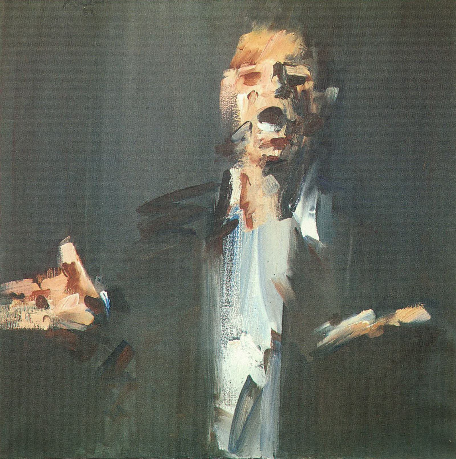 Cantaor flamenco, óleo de Carlos Pradal.