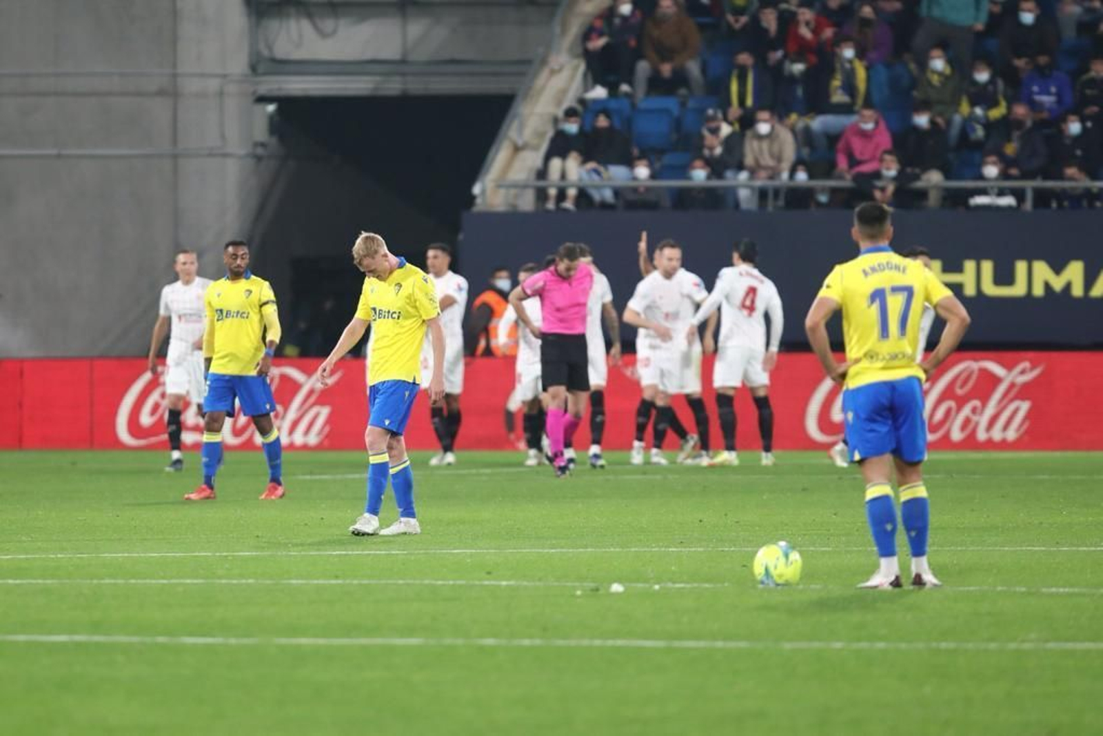 Las imágenes del Cádiz-Sevilla de Liga.