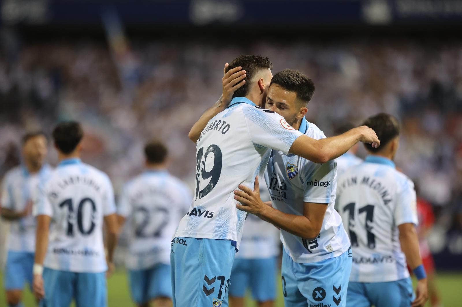 El Málaga CF-Atlético de Madrid B, en fotos