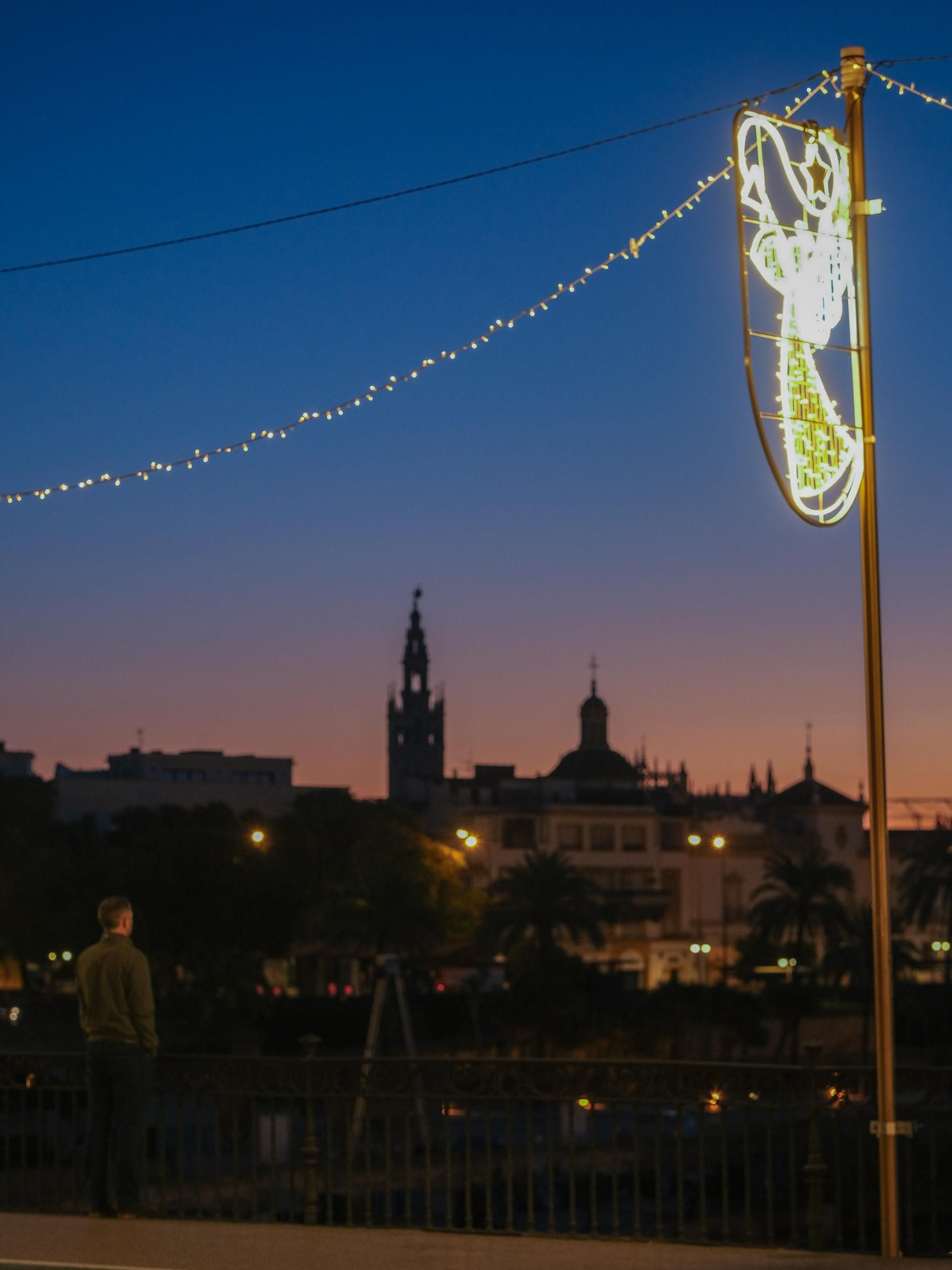 Imágenes de como amanece Sevilla el día de año nuevo de 2025