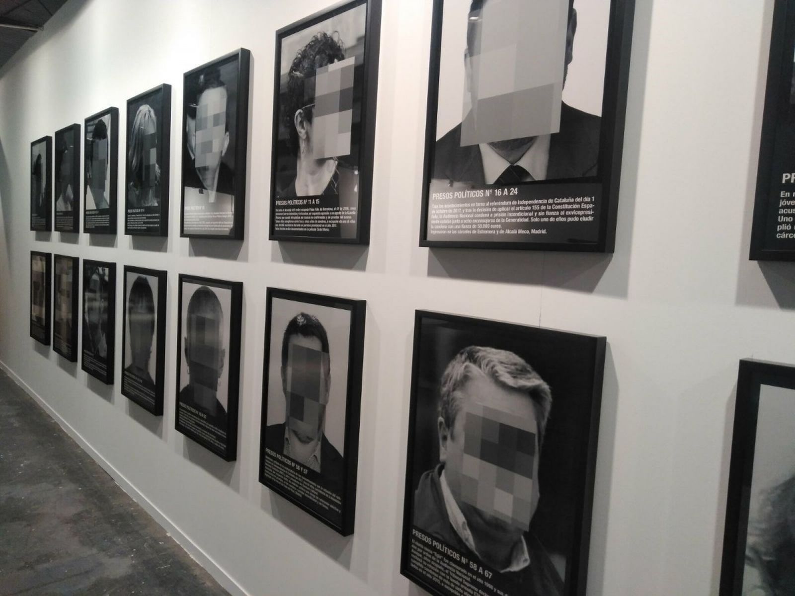 La controvertida obra de Sierra fue retirada de Arco hace unos días.