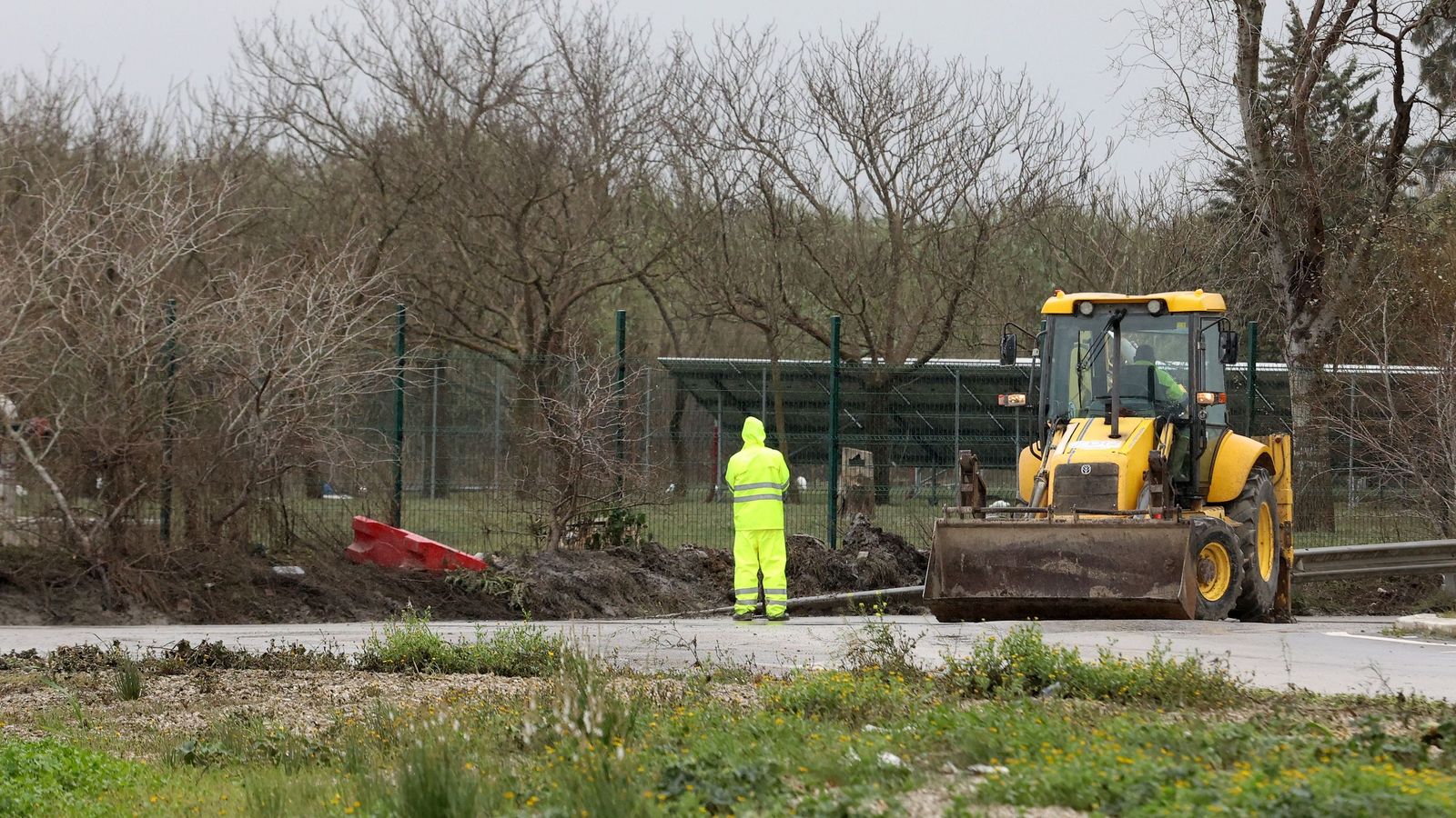 Ruta por la zona rural inundada de Jerez