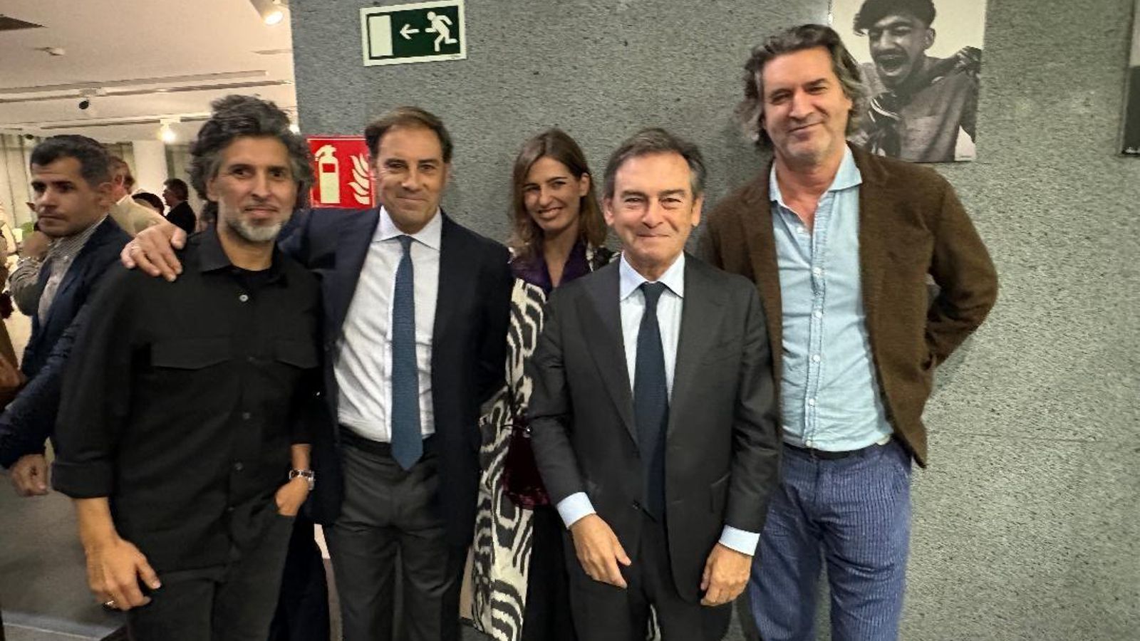 El cantaor Arcángel, Miguel Báez ‘El Litri’, Casilda Ybarra, Luis Bolaños y Vichy Mozo Cervera.