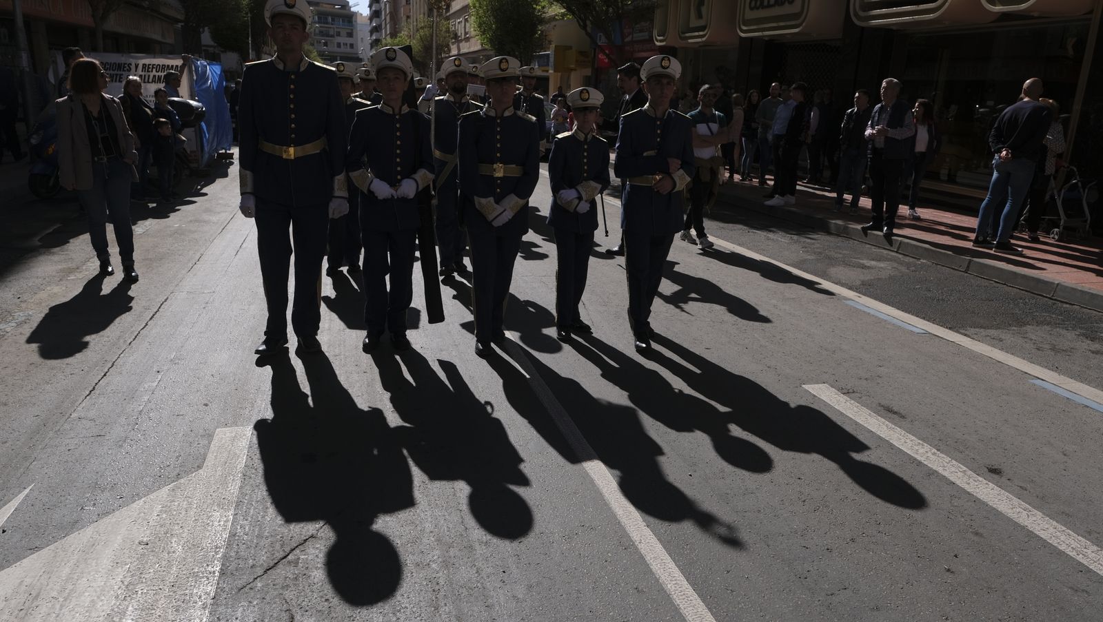 Procesión de Jesucristo Resucitado en Almería, en imágenes