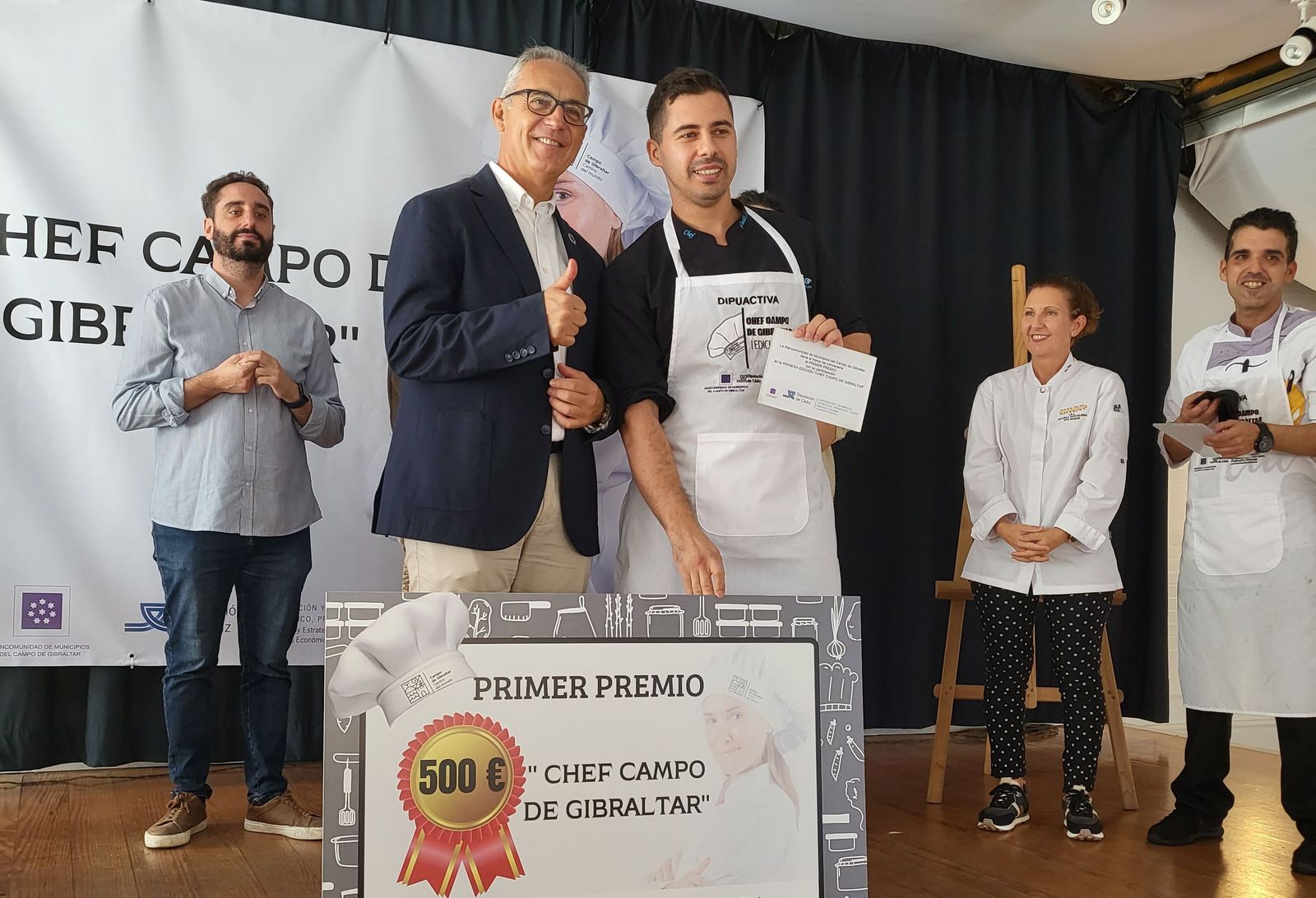 Guillermo Collado, de Fresco Marina de Sotogrande, ganador del I Concurso 'Chef Campo de Gibraltar'