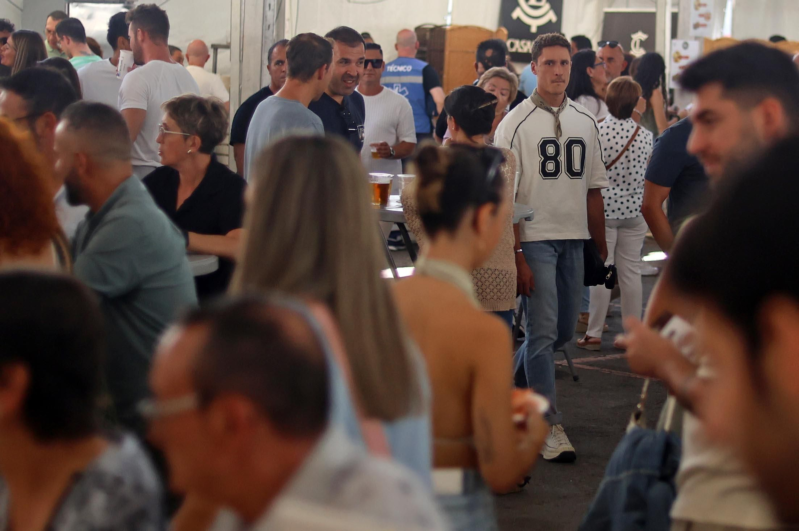 Imágenes de la Feria de la Tapa de Huelva en la mañana del domingo