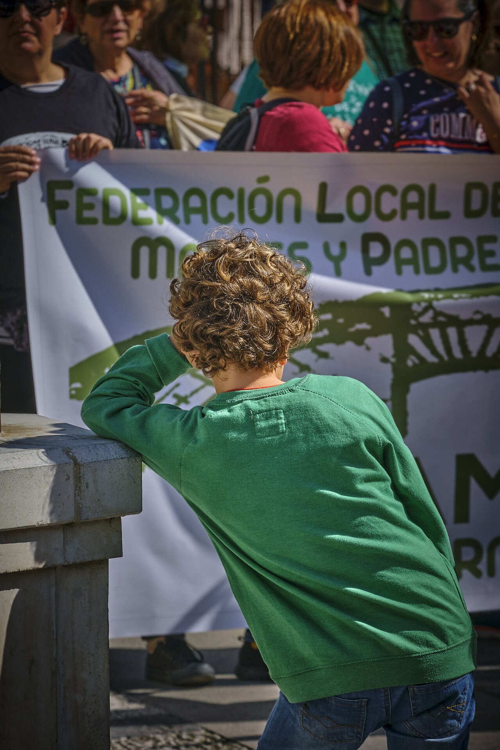 Manifestación contra la enseñanza concertada