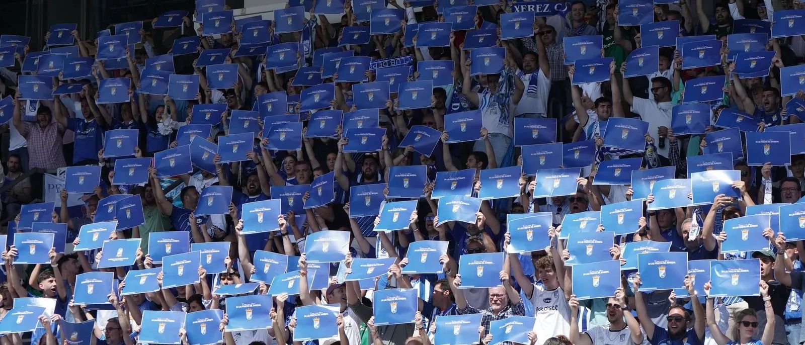 La Agrupación de Peñas Xerecistas 1947 repartirá cartulinas para formar un mosaico antes del XCD-Recre.