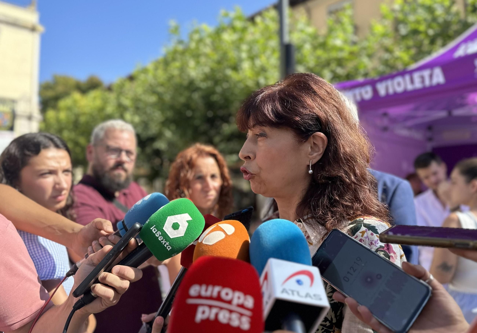 La ministra de Igualdad, Ana Redondo, este jueves en Palencia.