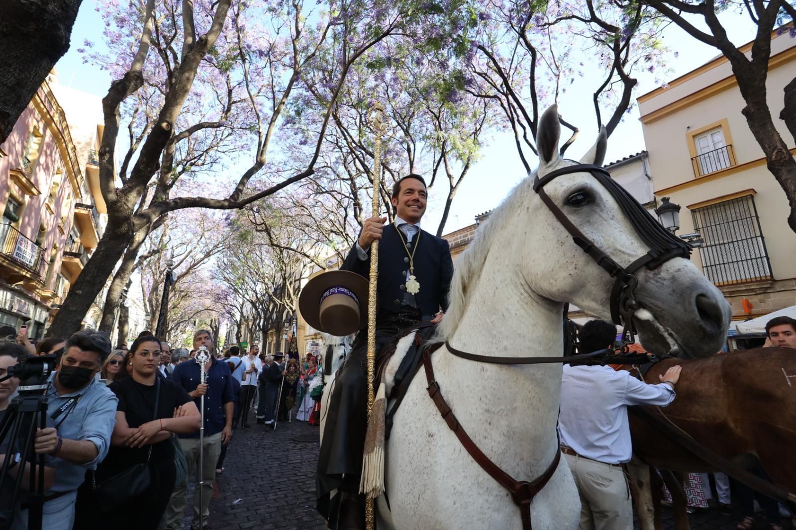 La salida de la Hermandad del Rocío de Jerez, en imágenes