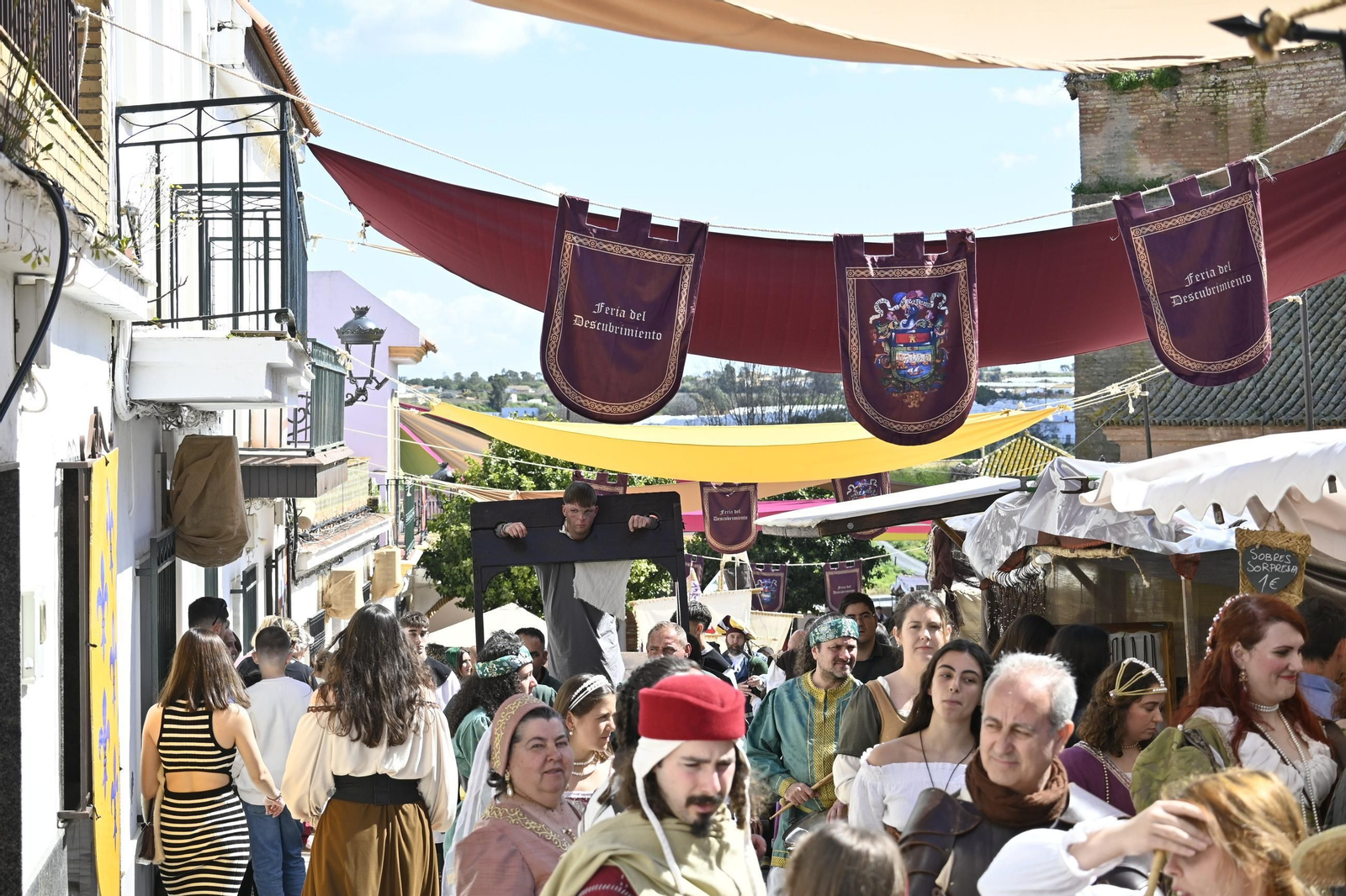 Las mejores imágenes de la Feria Medieval del Descubrimiento en Palos de la Frontera 2025