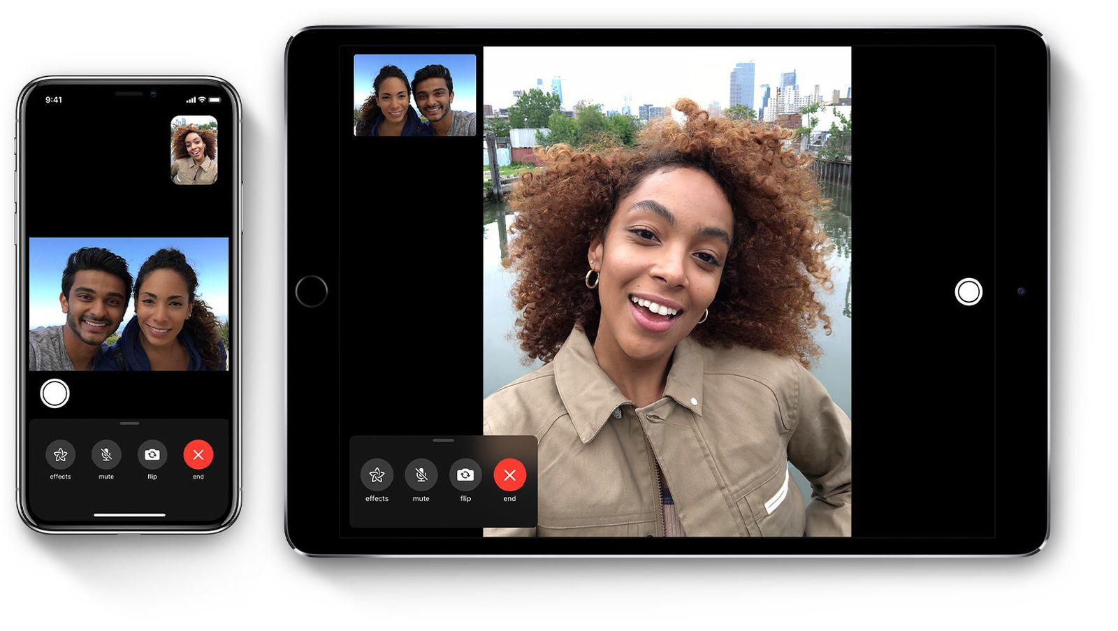 La aplicación de videollamadas de Apple FaceTime.