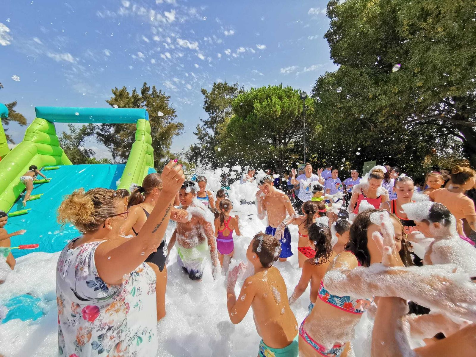 Un momento de la fiesta de verano organizada en La Yesera.