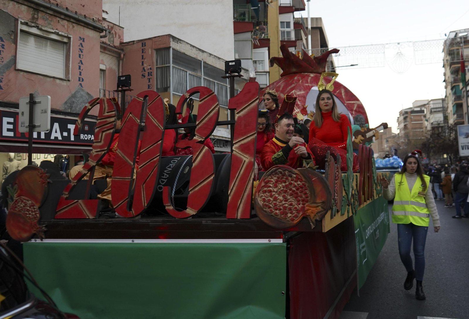 La cabalgata de los Reyes Magos de Granada, en imágenes