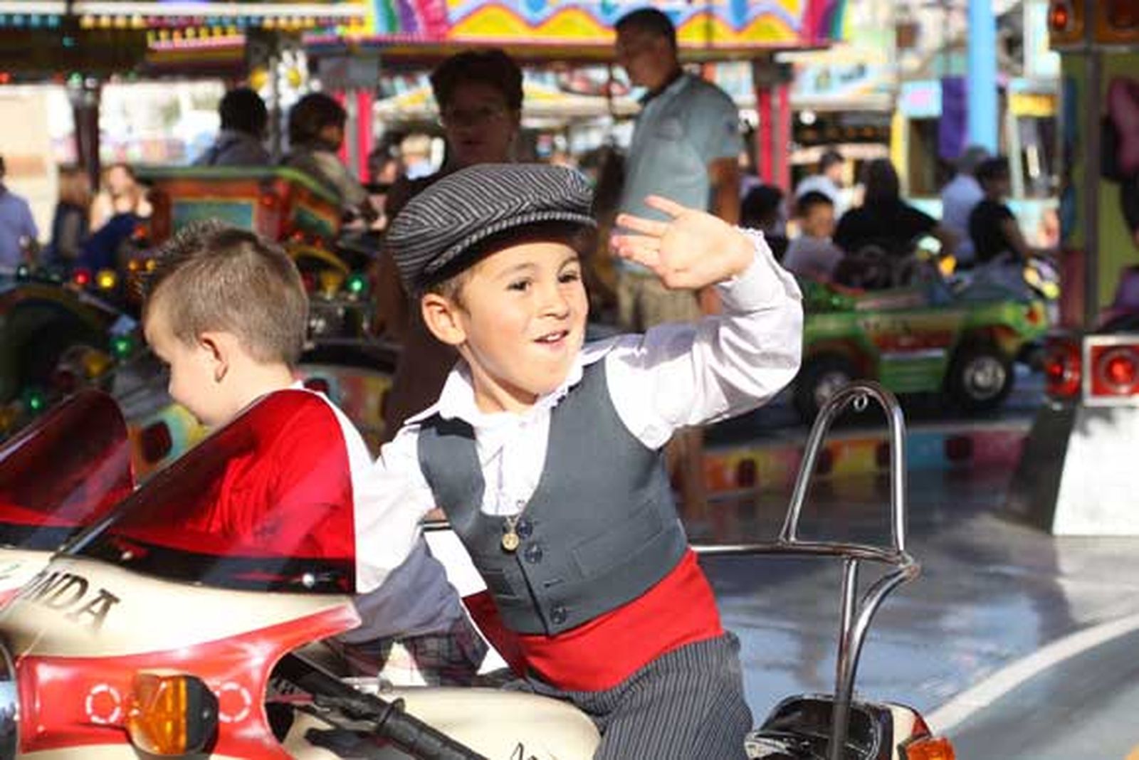 Los pequeños de la casa fueron los protagonistas del día en las atracciones del real

Foto: Vanessa Perez/J.M.Q.