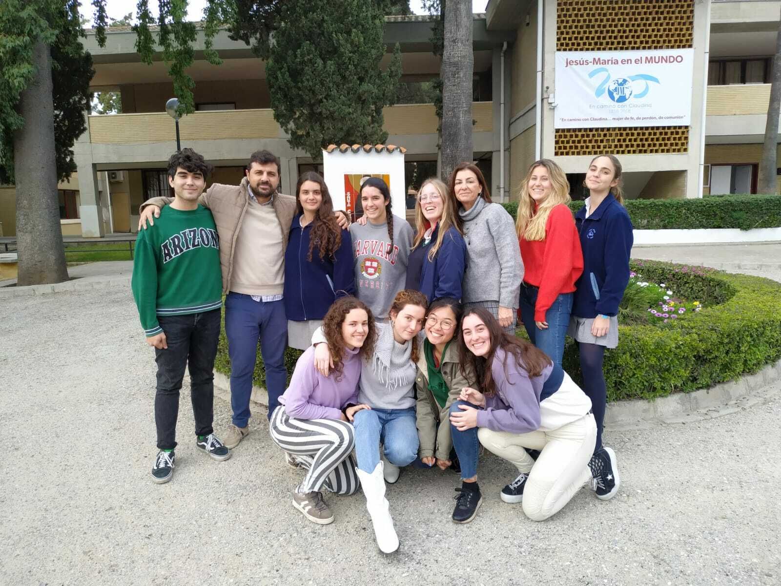 Alumnos del colegio Jesús-María El Cuco.