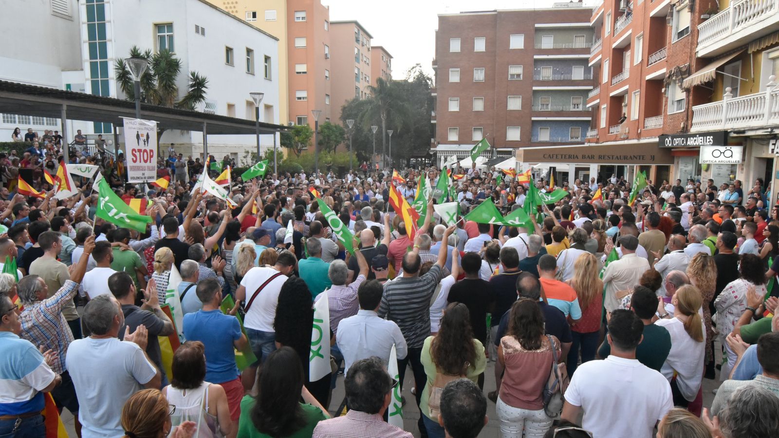 Las fotos del mitin de Vox en Algeciras