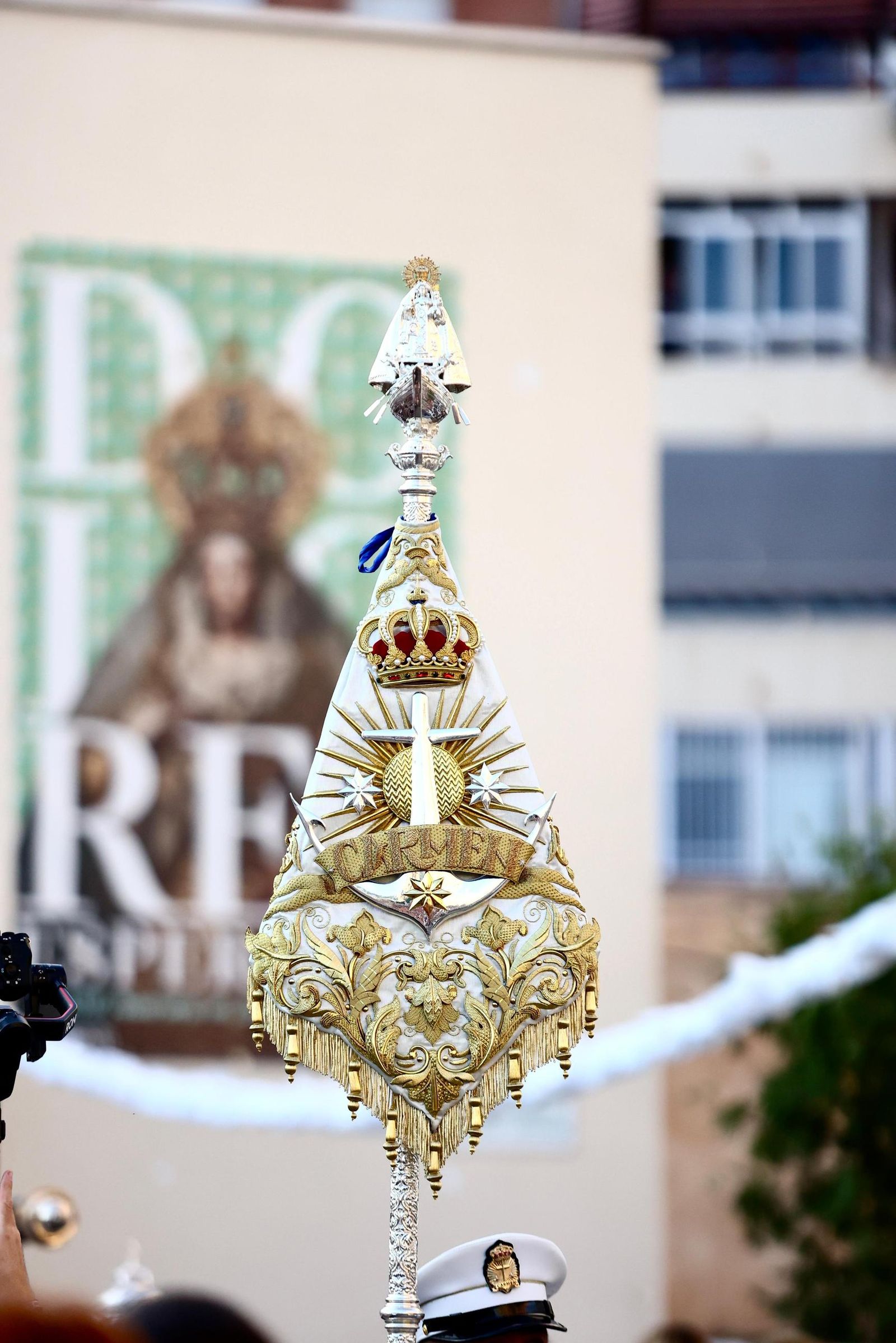La procesión de la Virgen en Cruz de Humilladero por sus 25 años, en fotos
