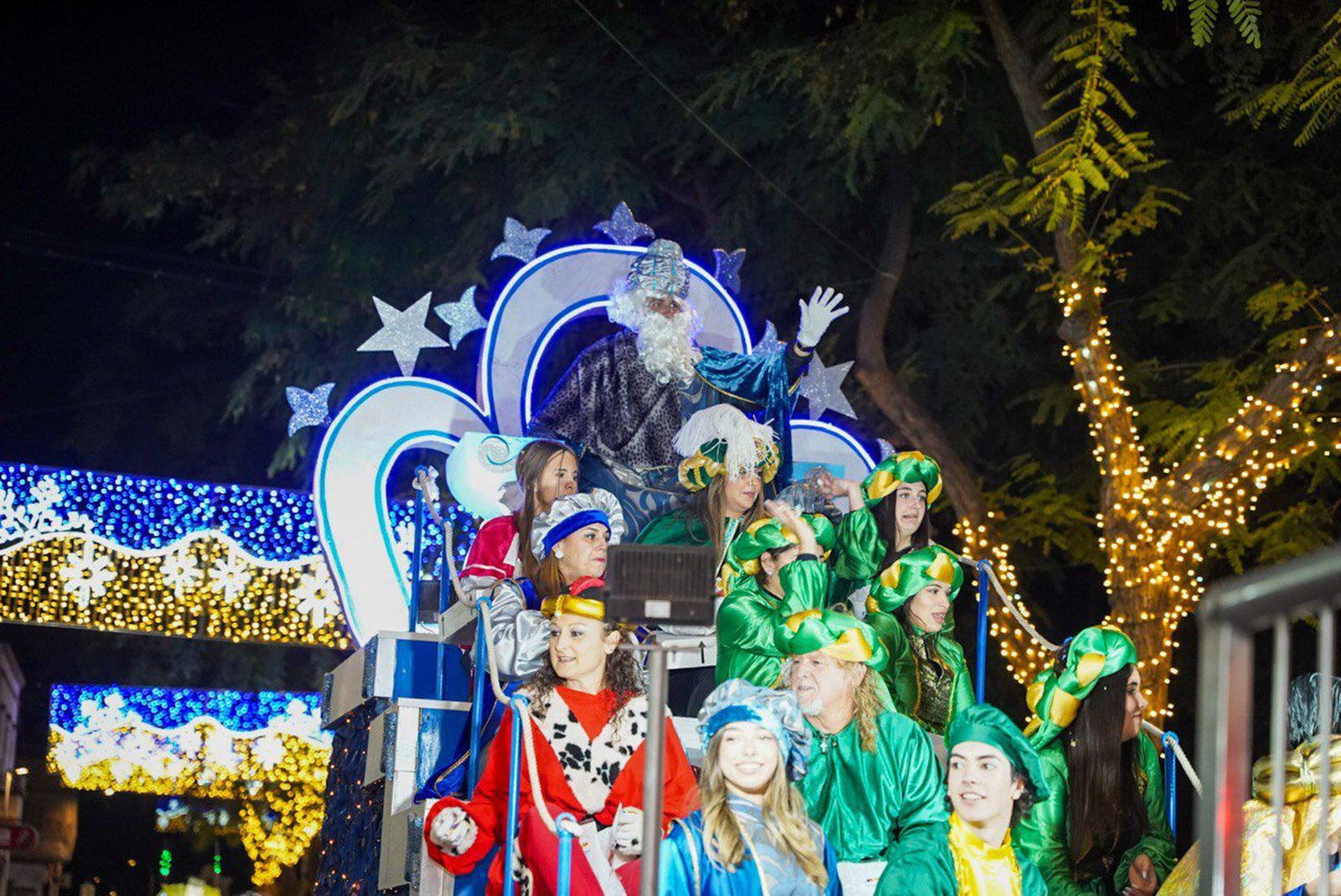 Uno de los momentos de la cabalgata del pasado año en Huércal de Almería.