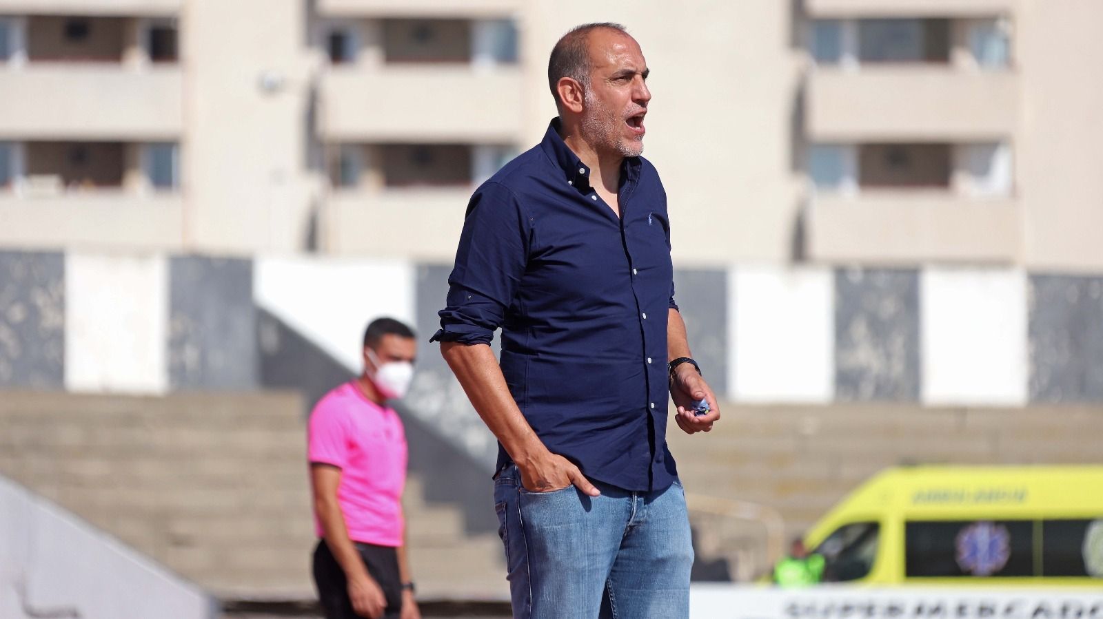 Romerito, en un partido con la Balona, su anterior equipo.