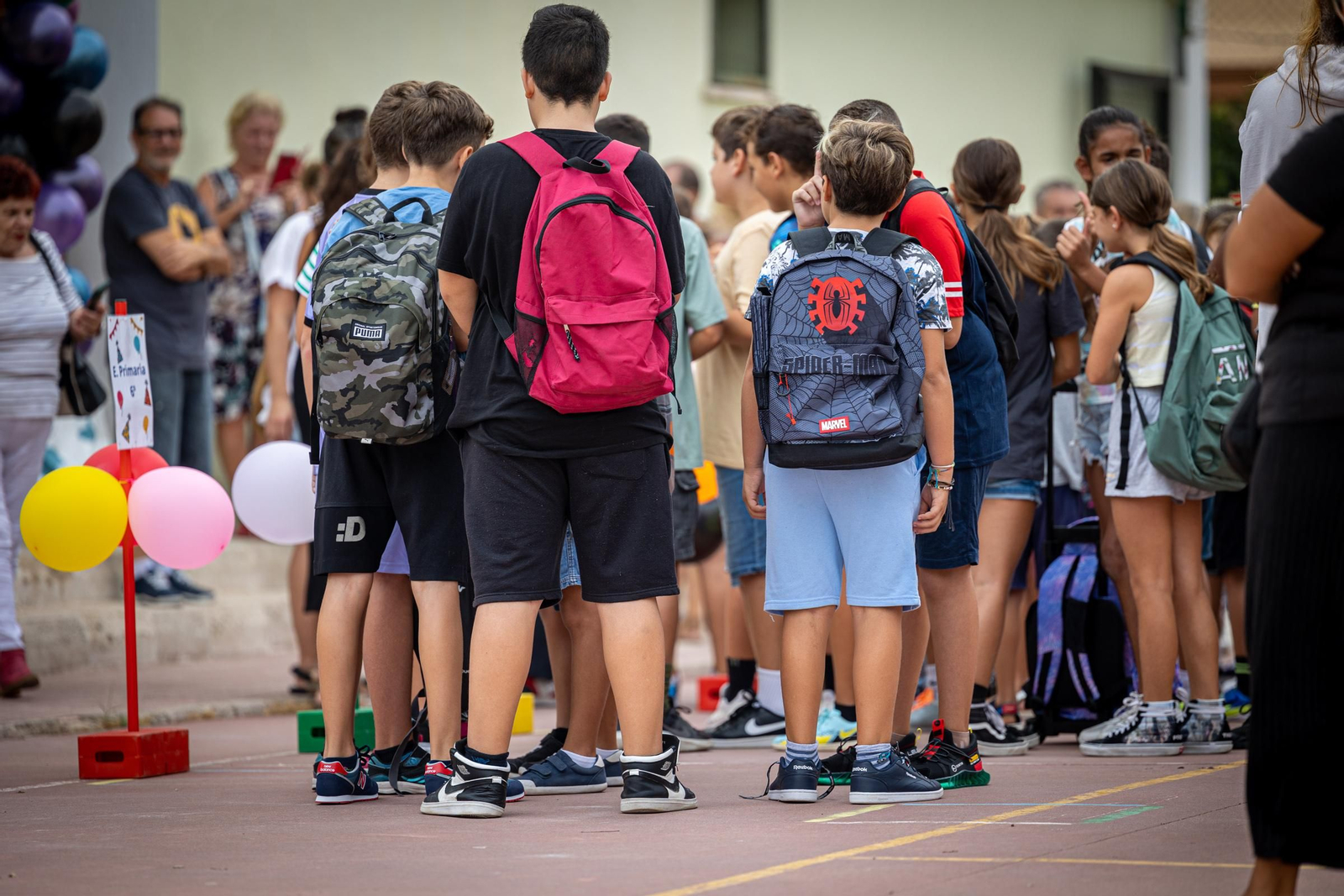 Primer día de la vuelta al cole, en imágenes