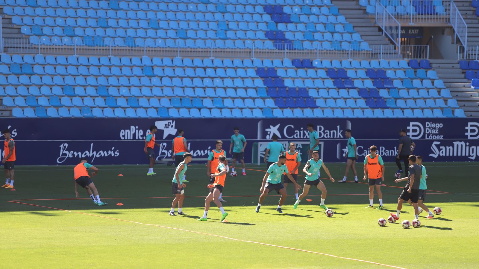 Las fotos del último entrenamiento del Málaga de la temporada