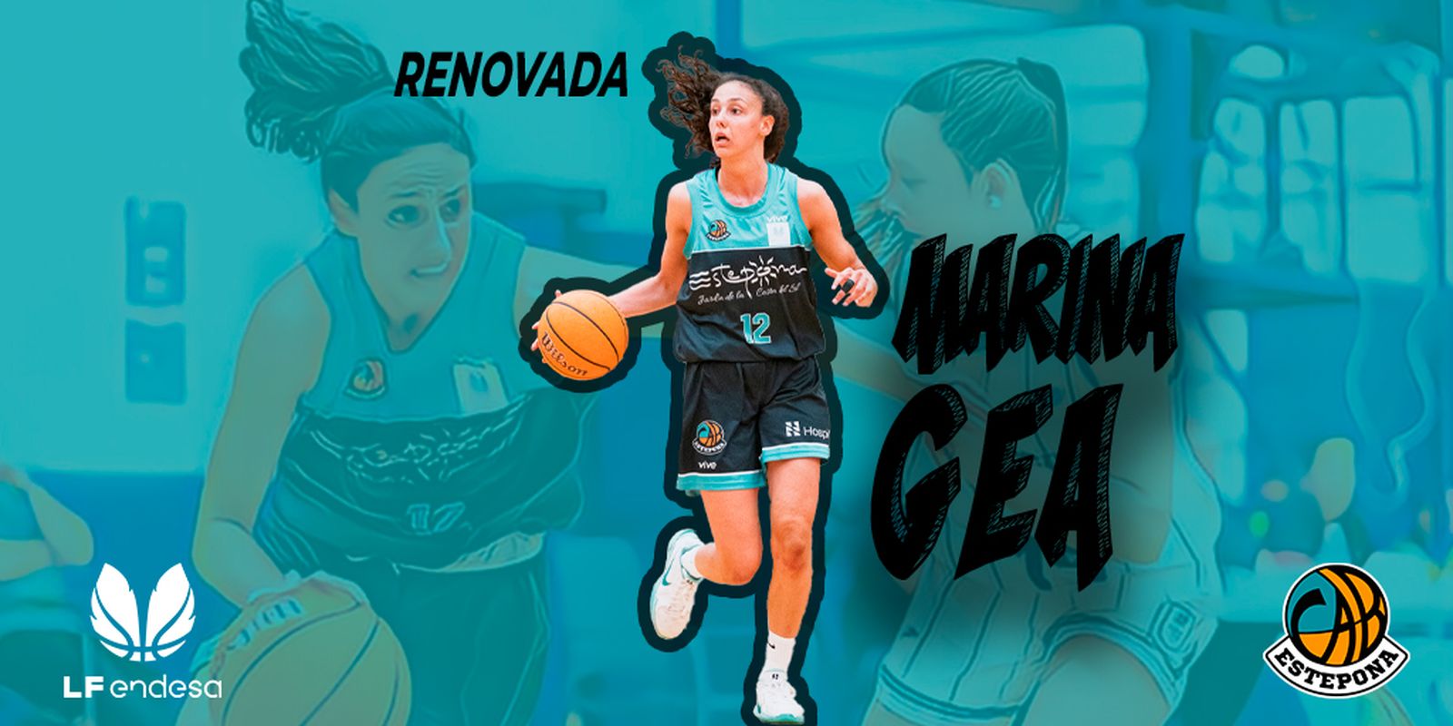 Marina Gea, en acción.