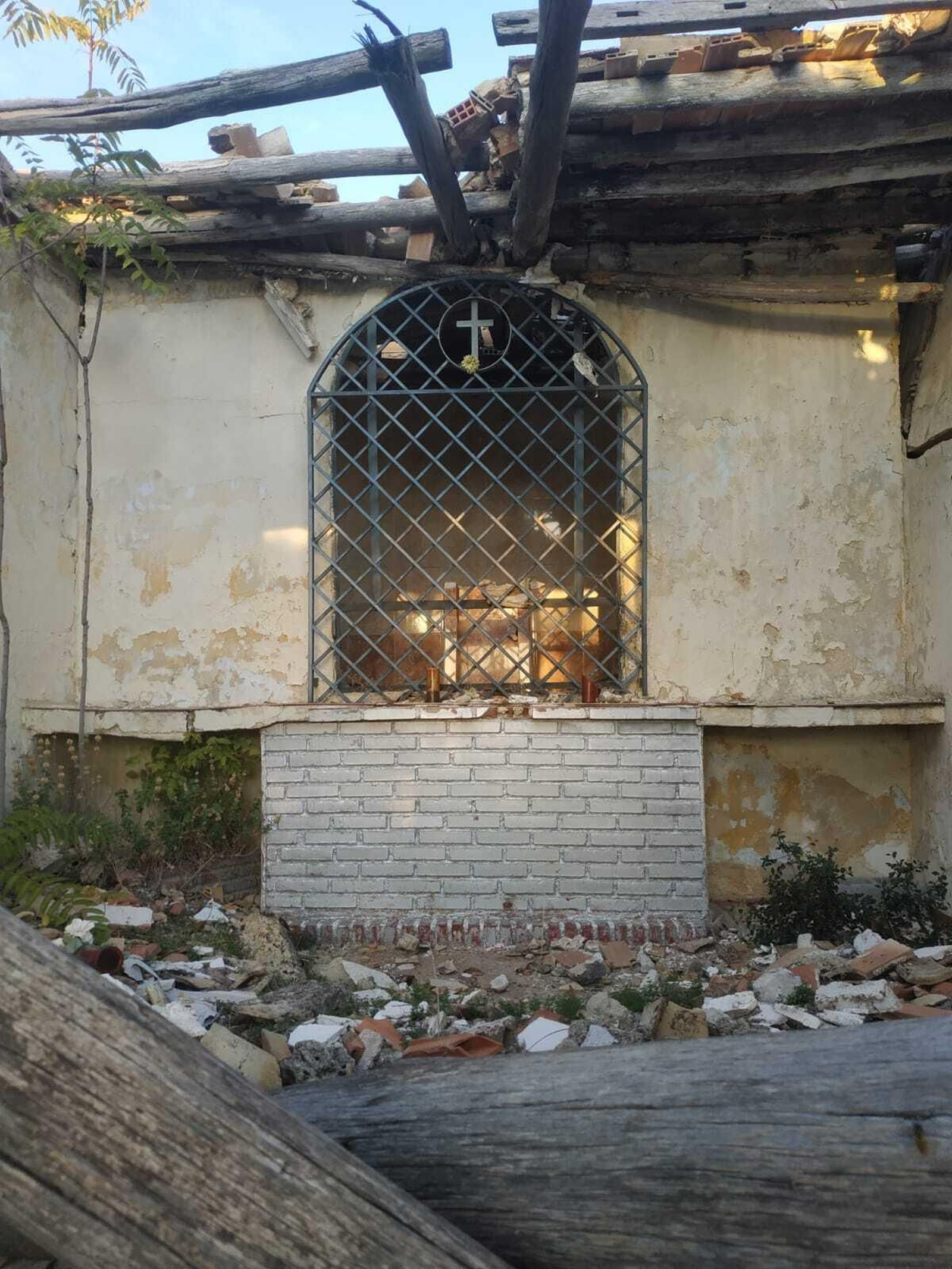 Imagen de la ermita en su estado actual.