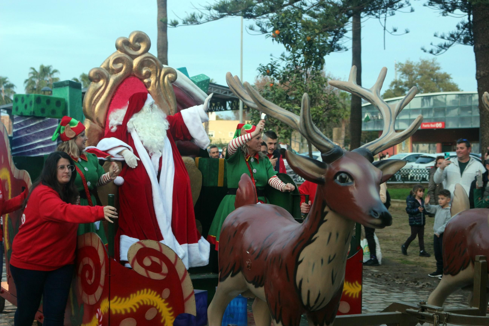 Visita de Papá Noel a Puerto Real