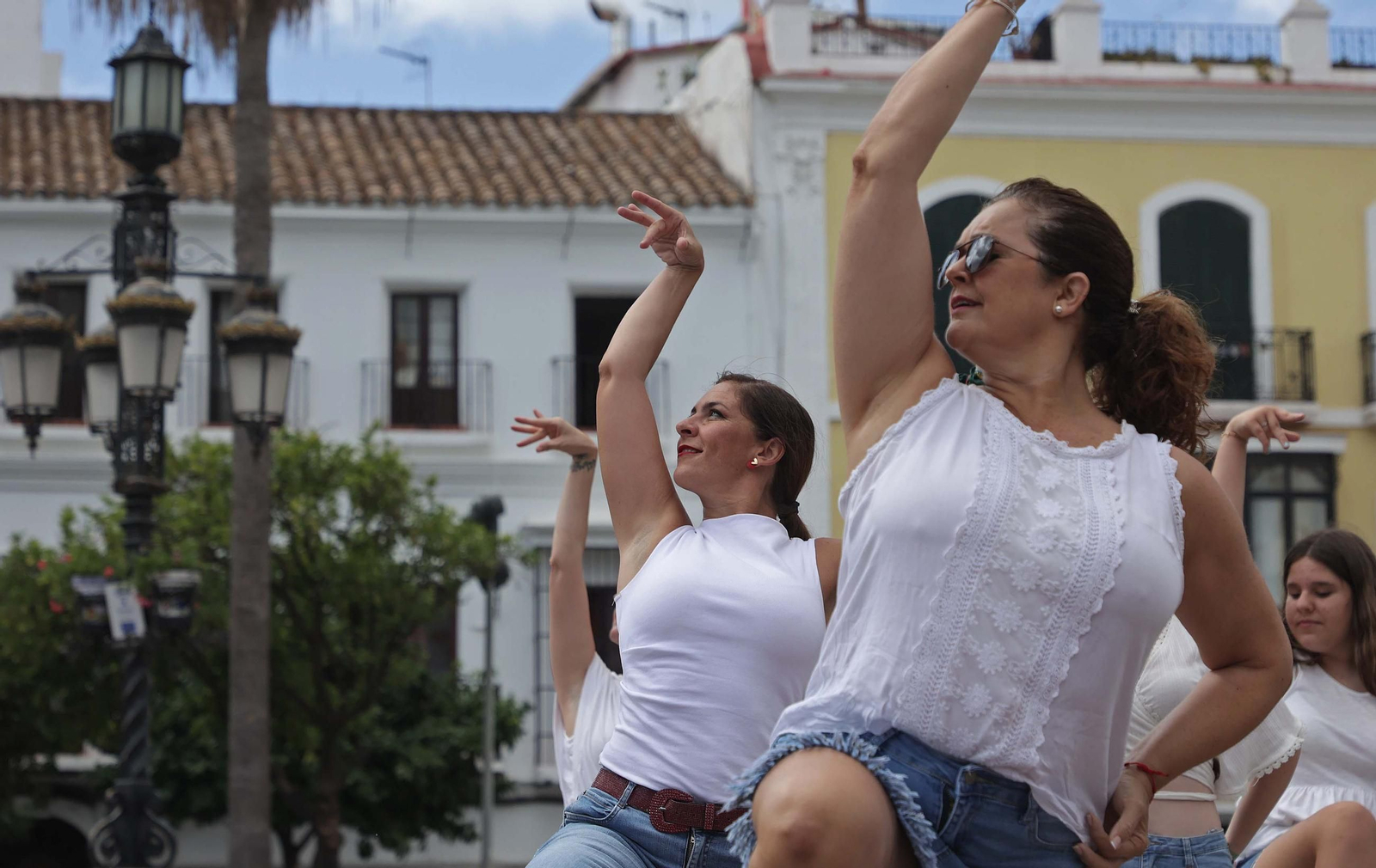 Fotos del flashmob flamenco en la Plaza Alta de Algeciras