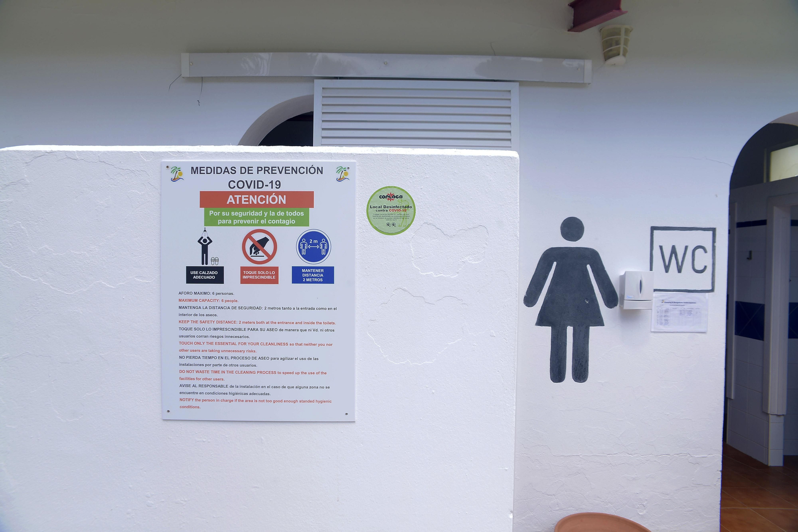 Fotos de la apertura del camping de Valdevaqueros