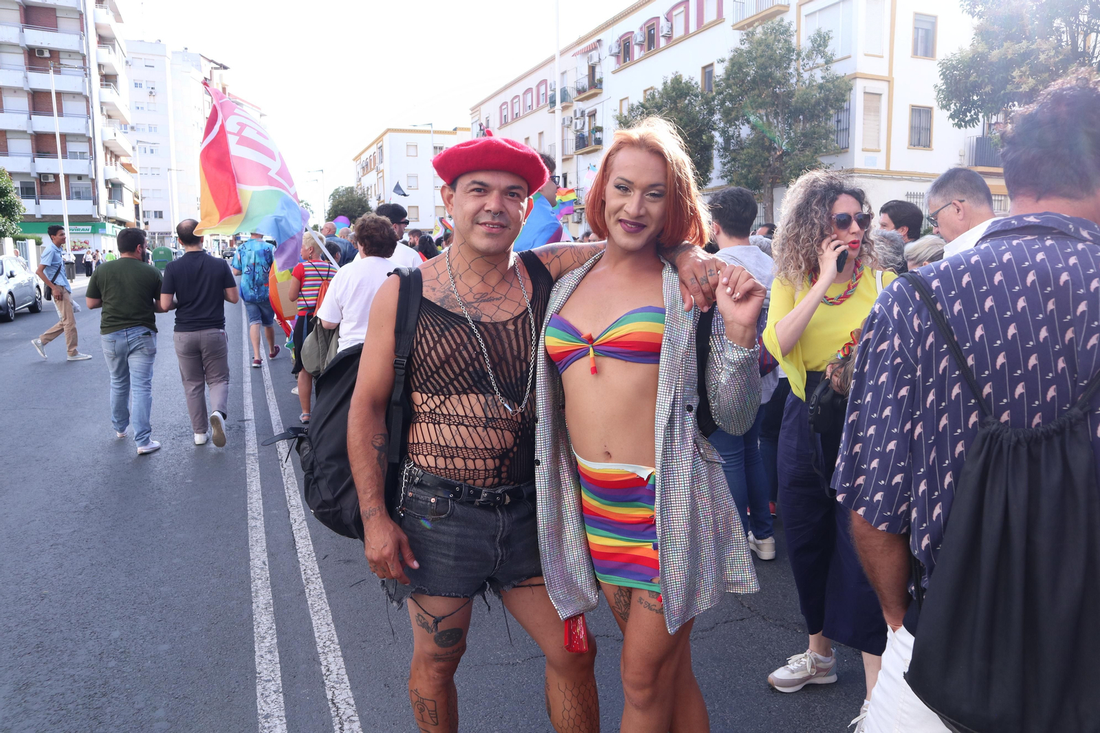 Las mejores imágenes de la manifestacióndel del Orgullo LGTBI en Huelva