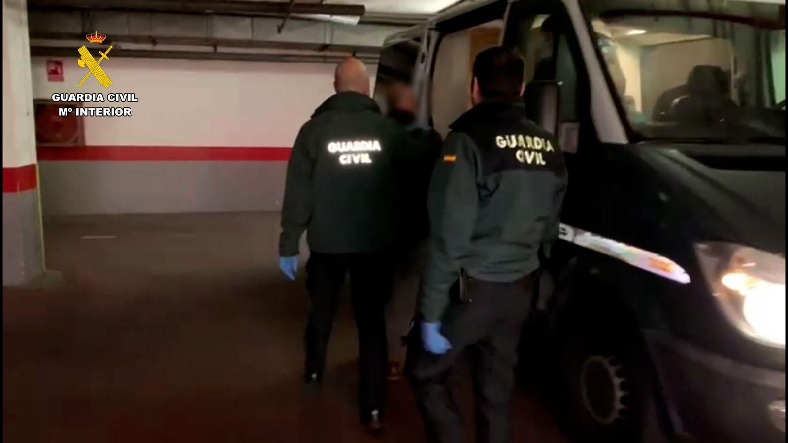 Actuación de la Guardia Civil contra el tráfico de drogas.