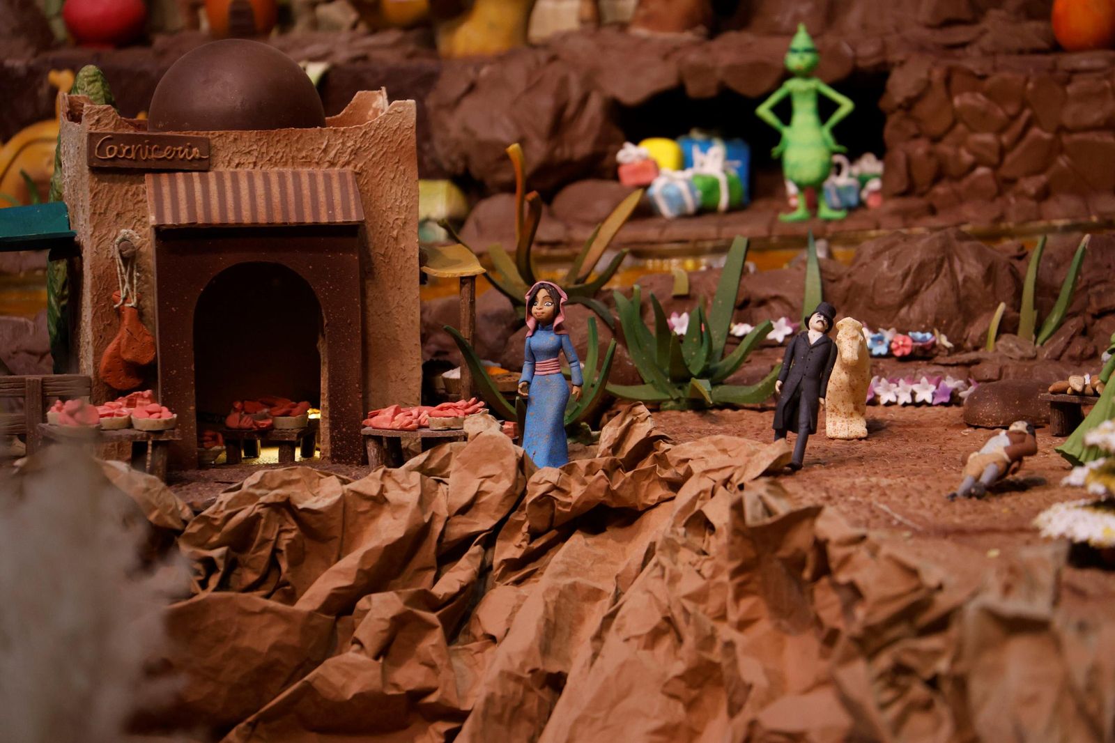 El belén de chocolate de Rute, al detalle en estas fotos