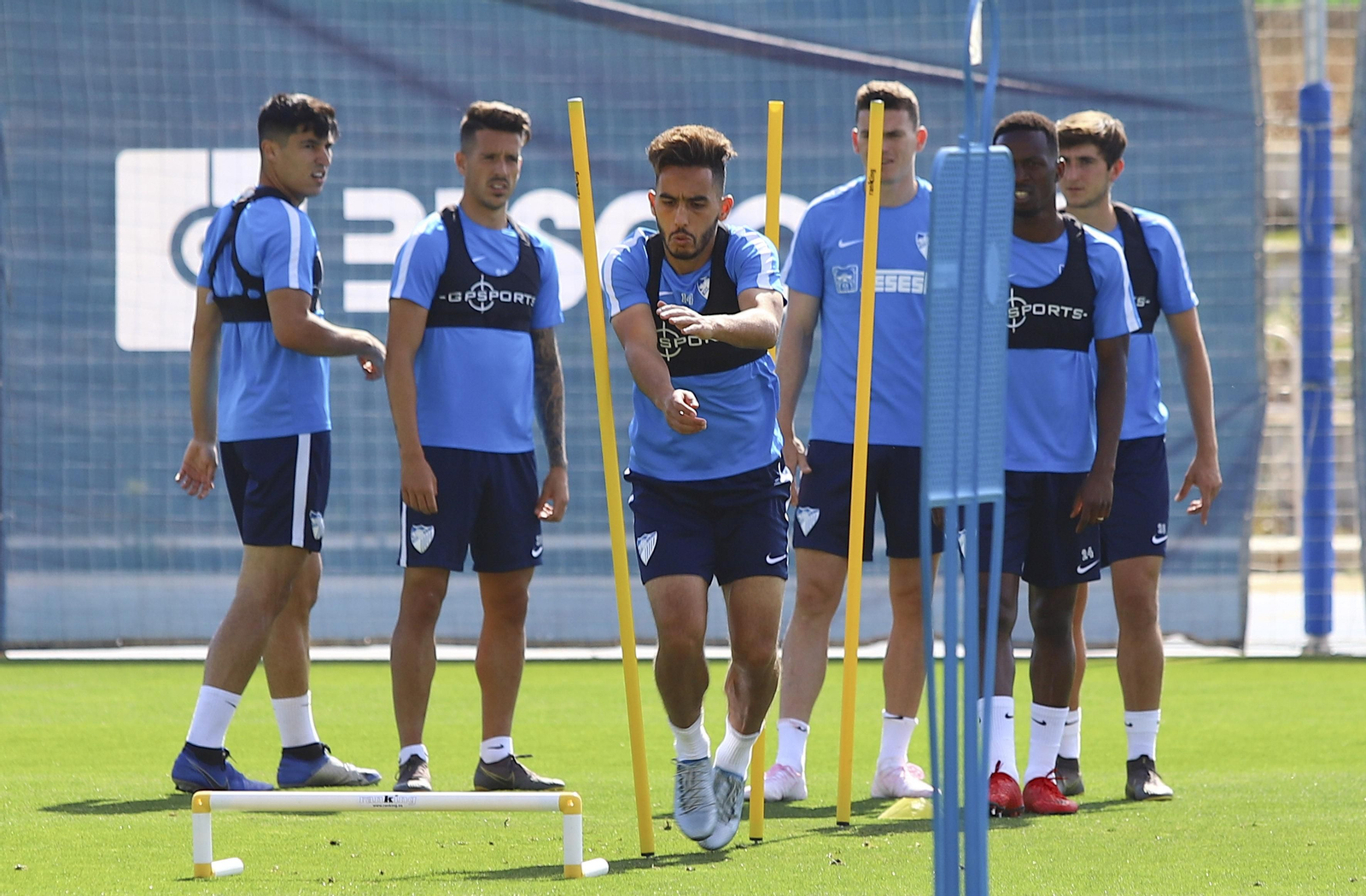 Las fotos del Málaga antes de viajar a Albacete