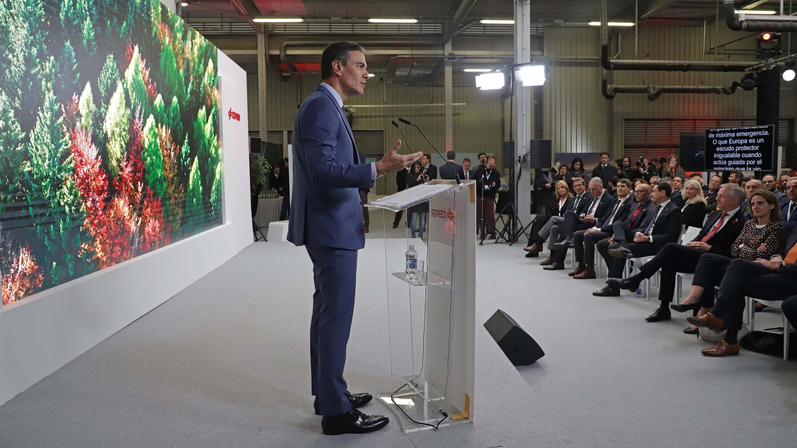 Fotos de la presentación del proyecto Valle andaluz de hidrógeno verde de Cepsa